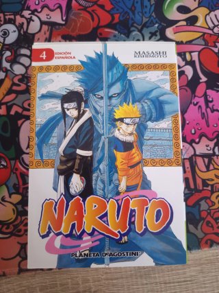 Manga anime Naruto 4 tomos