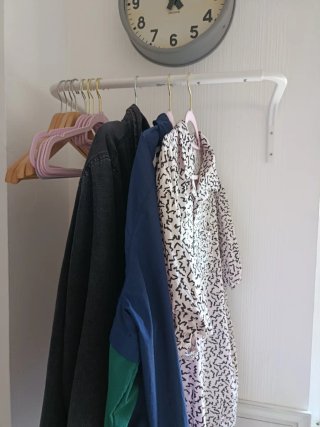 3 Percheros Extensibles Ikea Mulig Blancos