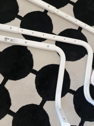 3 Percheros Extensibles Ikea Mulig Blancos