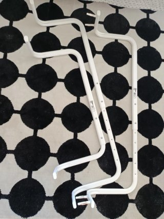 3 Percheros Extensibles Ikea Mulig Blancos