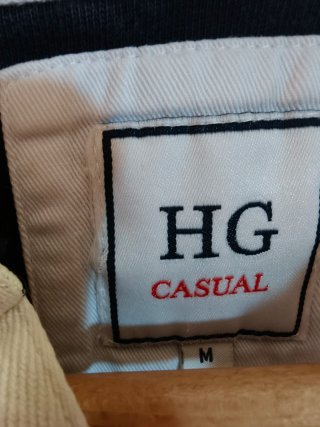 Polo HG Manga Larga Rugby Blanco Talla 21