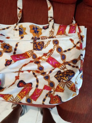 Bolso estampado playa/viaje estilo Versace