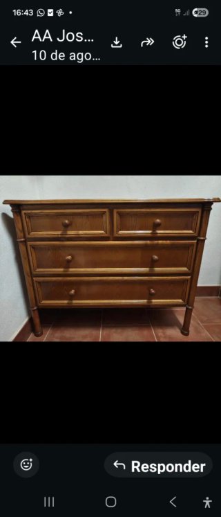 Mueble de madera para habitación