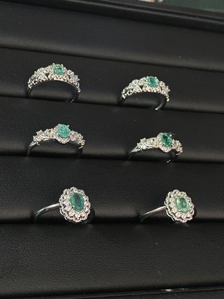 Anillo Esmeralda Natural
