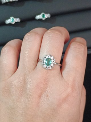 Anillo Esmeralda Natural