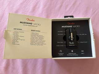 Fender Mustang Micro Amplificador Guitarra