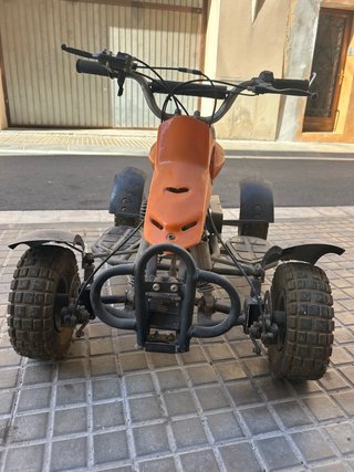 Quad gasolina infantil naranja