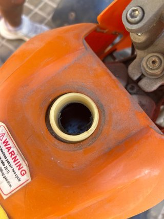 Quad gasolina infantil naranja
