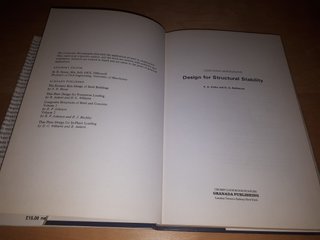 LIBRO DESIGN FOR STRUCTURAL STABILITY – KIRBY