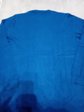 Pullover Uomo Girocollo Blu Tg. XXL