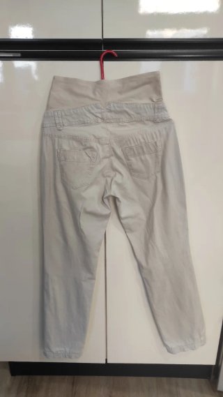Pantaloni premaman beige