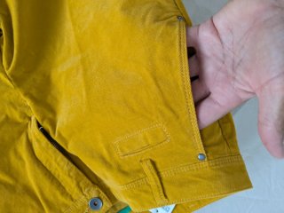 Pantalone donna Benetton giallo