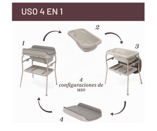 Bañera Plegable Bebé 4 en 1