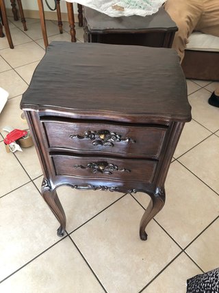 Comodini vintage in legno (2 pezzi)