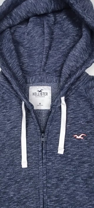 Track jacket Hollister con cremallera Talla M