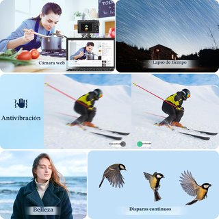 Cámara digital 4K para vlogs y viajes - NUEVA