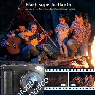 Cámara digital 4K para vlogs y viajes - NUEVA