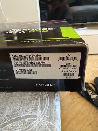 Tarjeta Gráfica ASUS GeForce GTX 650 1GB GDDR5