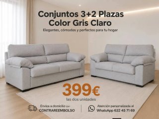 Conjuntos de  SOFÁS 3+2 Plazas Antimanchas