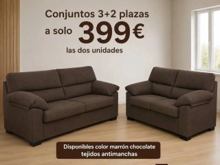 Conjuntos de  SOFÁS 3+2 Plazas Antimanchas