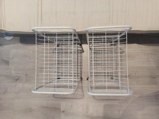 Juego 2 Carritos Auxiliares con Ruedas