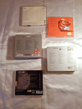 Lotto 9 CD Mina Originali 1980-2000
