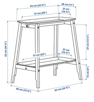 Soporte plantas blanco Ikea Alpvide
