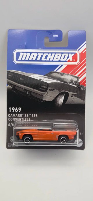 Matchbox 1969 Camaro SS 396 Convertible