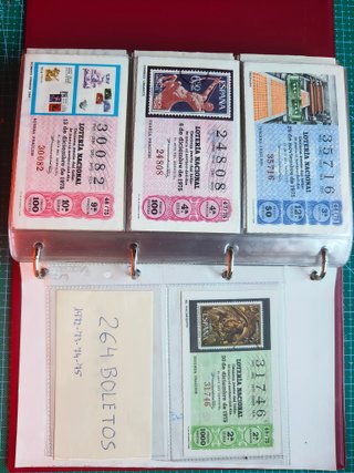 Lotería Nacional Billetes 1972-75 Completa