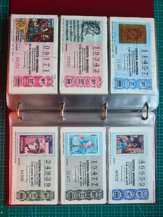 Lotería Nacional Billetes 1972-75 Completa