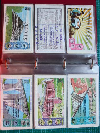 Lotería Nacional Billetes 1972-75 Completa