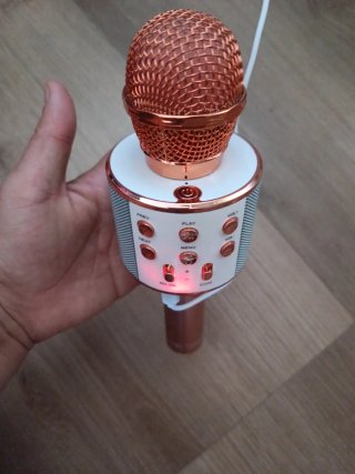 Micrófono Karaoke Rose Gold