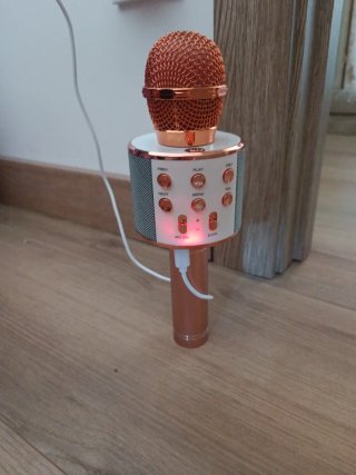 Micrófono Karaoke Rose Gold