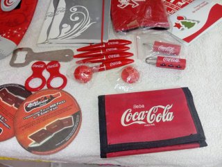 Lote Coca-Cola: Varios artículos de colección