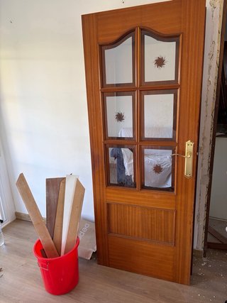Puerta interior madera 74x189