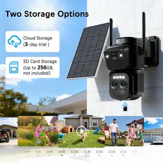 CÁMARA DE VIGILANCIA SOLAR EXTERIOR 4K
