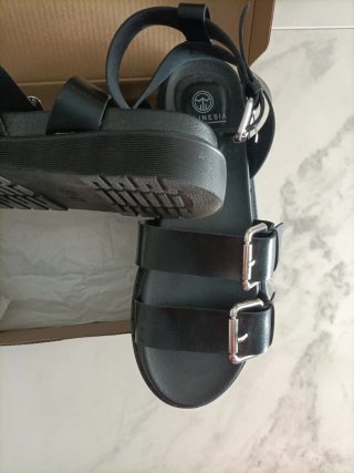 Sandalias Polinesia Negras T-40