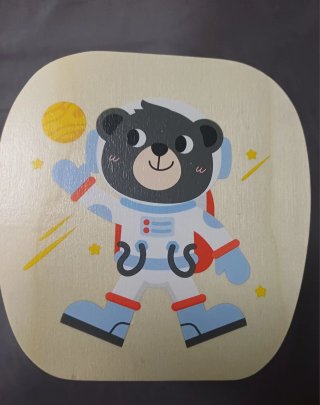 Juego de madera pilla al marciano