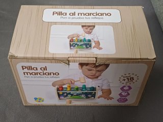 Juego de madera pilla al marciano