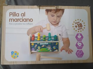Juego de madera pilla al marciano