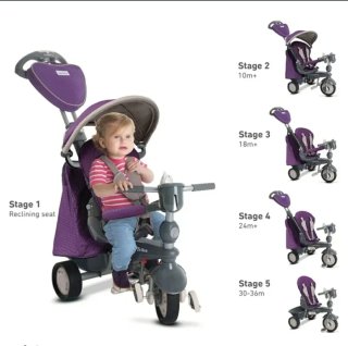 Triciclo evolutivo Smartrike morado