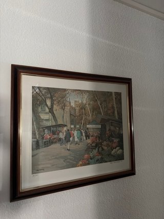 Cuadro Ramblas de Barcelona