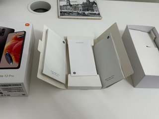 Caja Redmi Note 12 Pro Glacier Blue