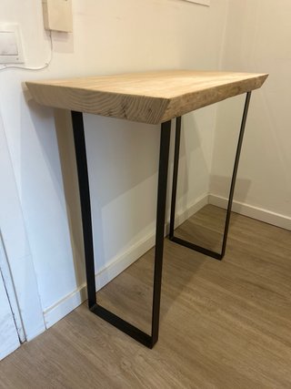 Recibidor madera y metal Hannun