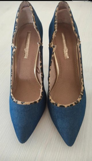 Zapatos tacón mujer Blanco 38.