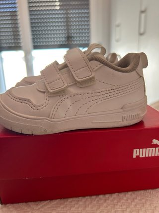 Zapatillas Puma Blancas Talla 20.