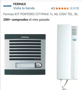 Portero Eléctrico Fermax 4+1n