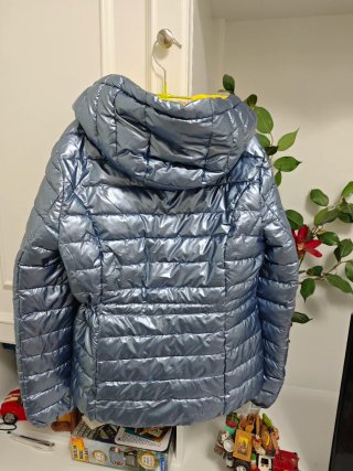 Anorak niña azul y amarillo