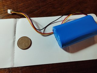 Batería Li-ion 2S1P 18650 7.4V 3000mAh PH2.0-3P