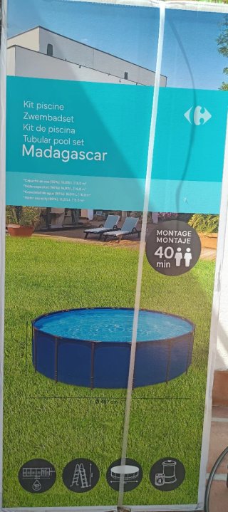 Piscina desmontable Carrefour Madagascar